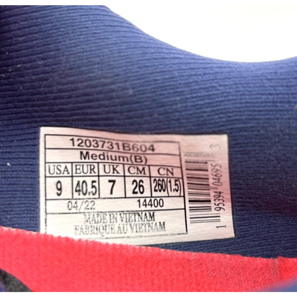 Brooks Launch 9 Running Shoes Womens Size 9 Pink Navy Speed Neutral Athletic - Picture 9 of 9